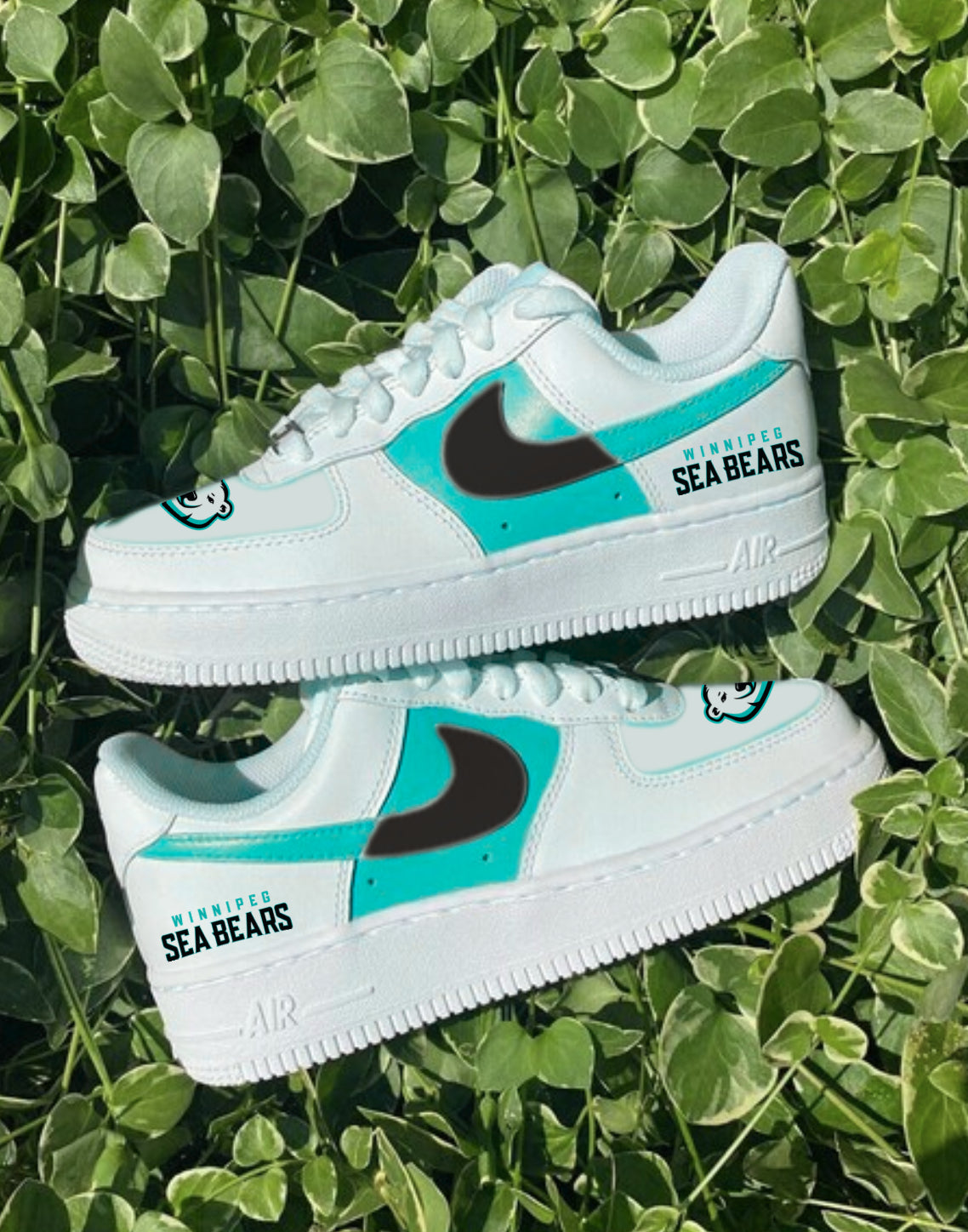Sea Bears Reverse - Nike Air Force 1s