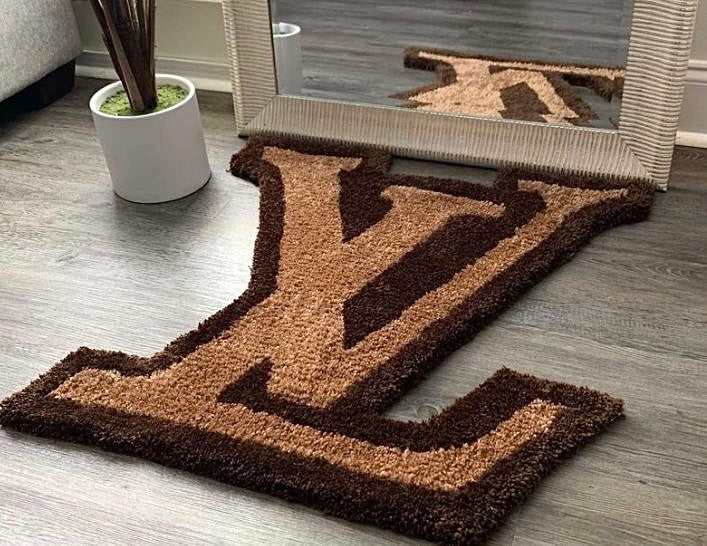 LV Brown Rug - Main Image