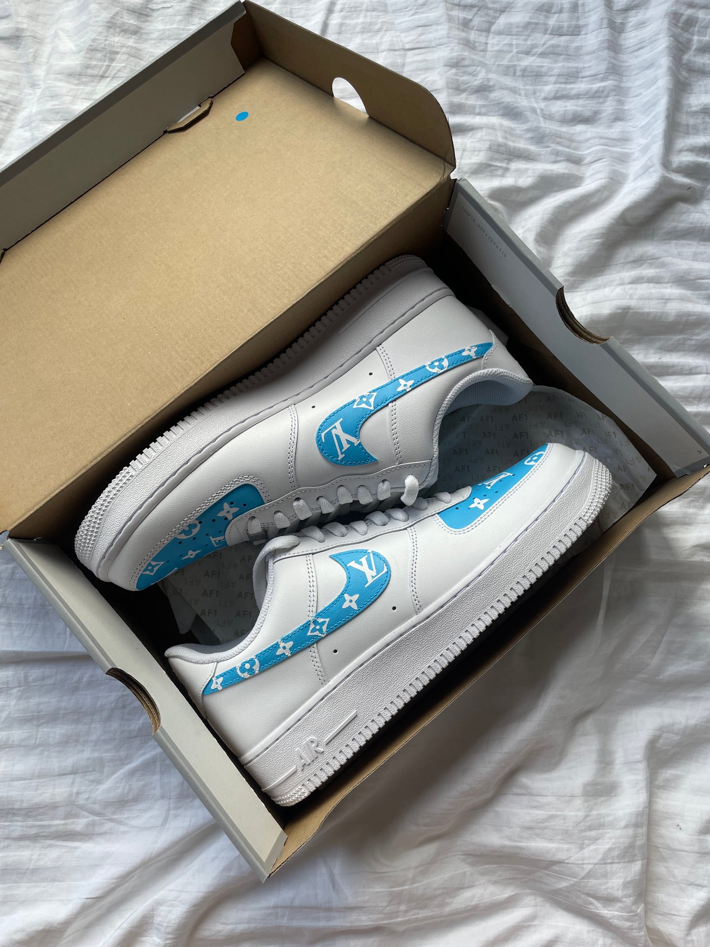 Blue LV - Nike Air Force 1