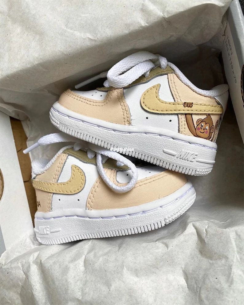Monkey Business - Kid's Air Force 1 Custom