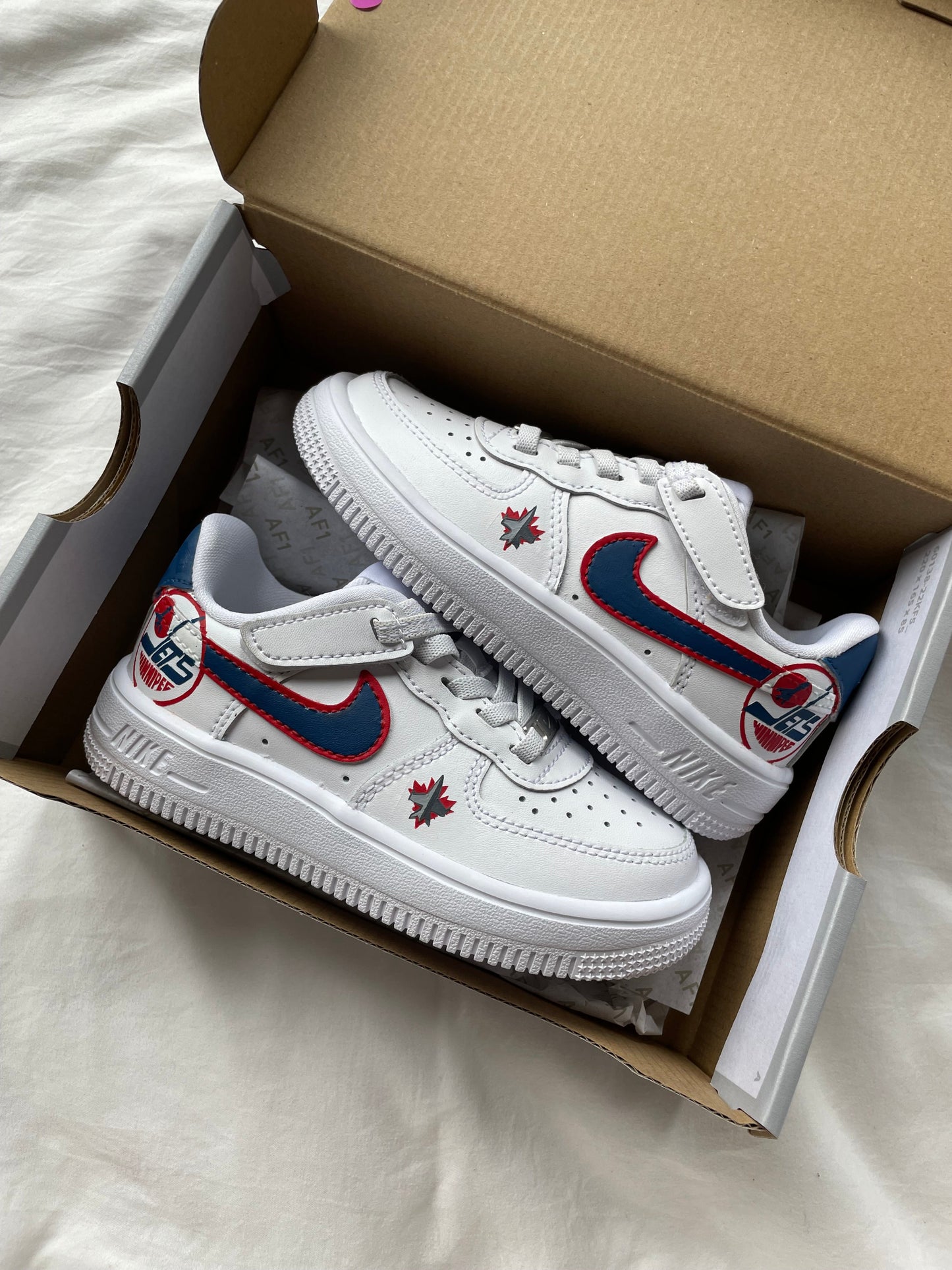 Jets Vintage Kids- Nike Air Force 1
