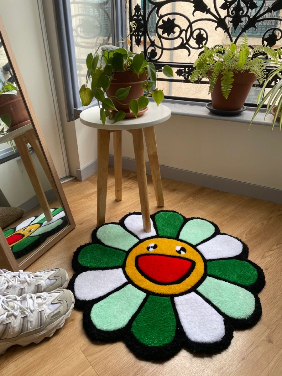 Mura kami Flower Rug