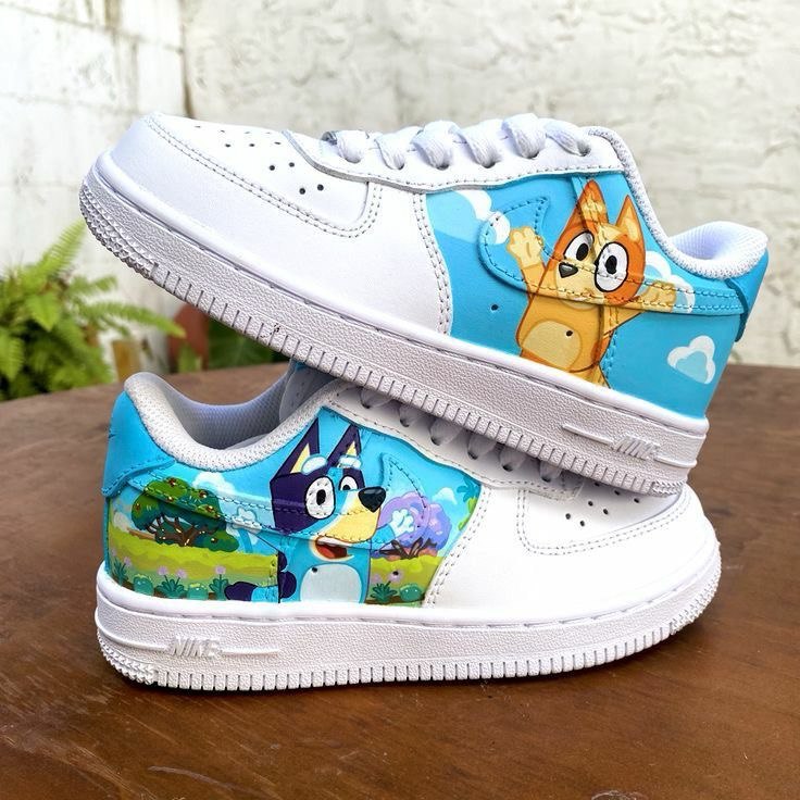 Bluey - Kid's Air Force 1 Custom