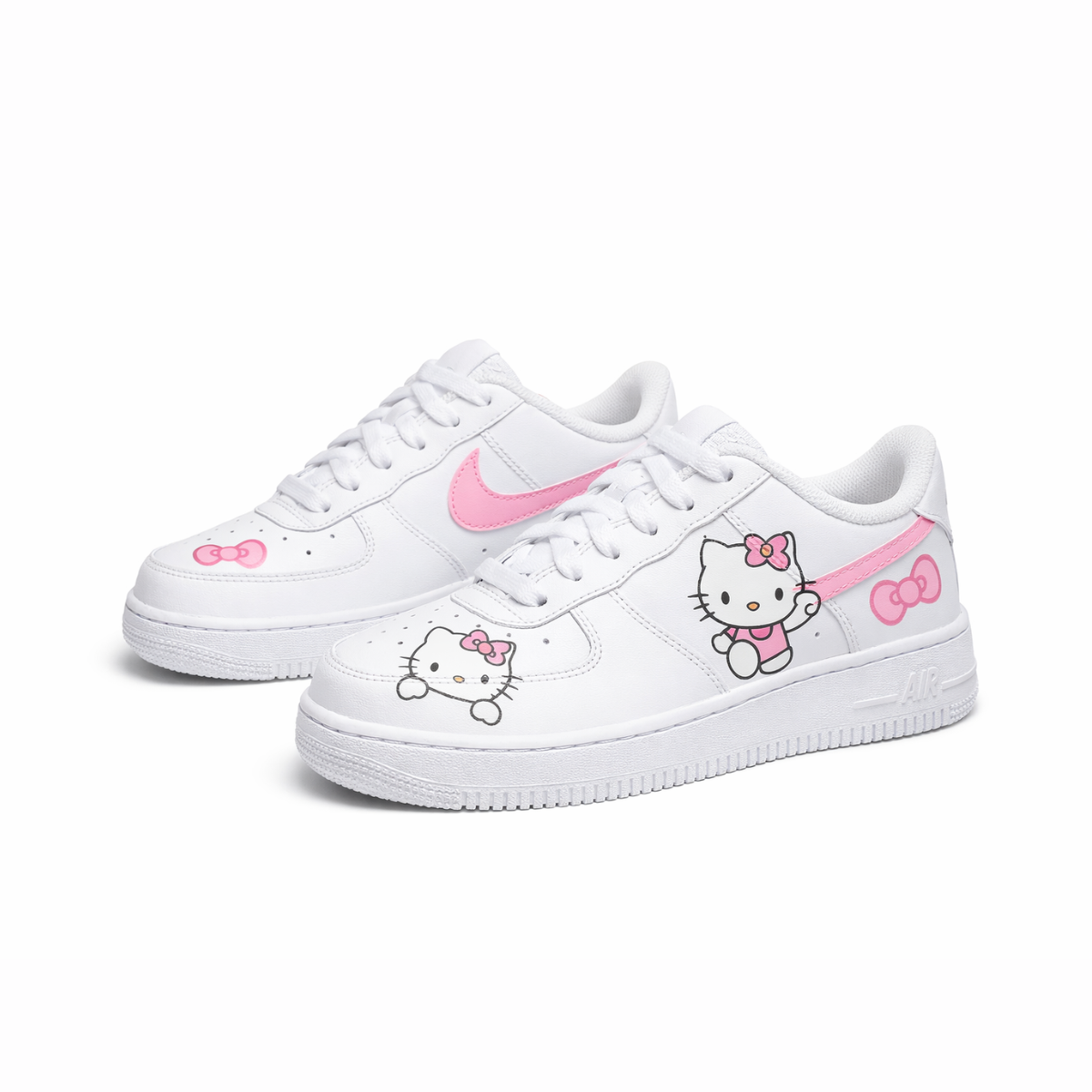 Hello Kitty - Kid's Air Force 1 Custom