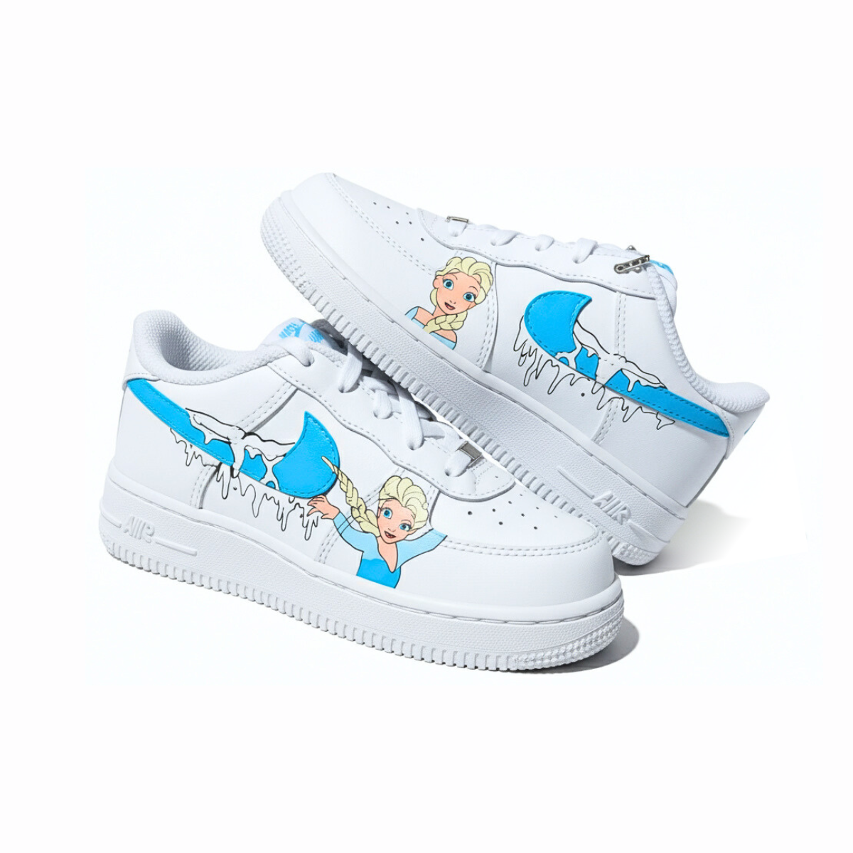 Elsa Frozen - Kid's Air Force 1 Custom