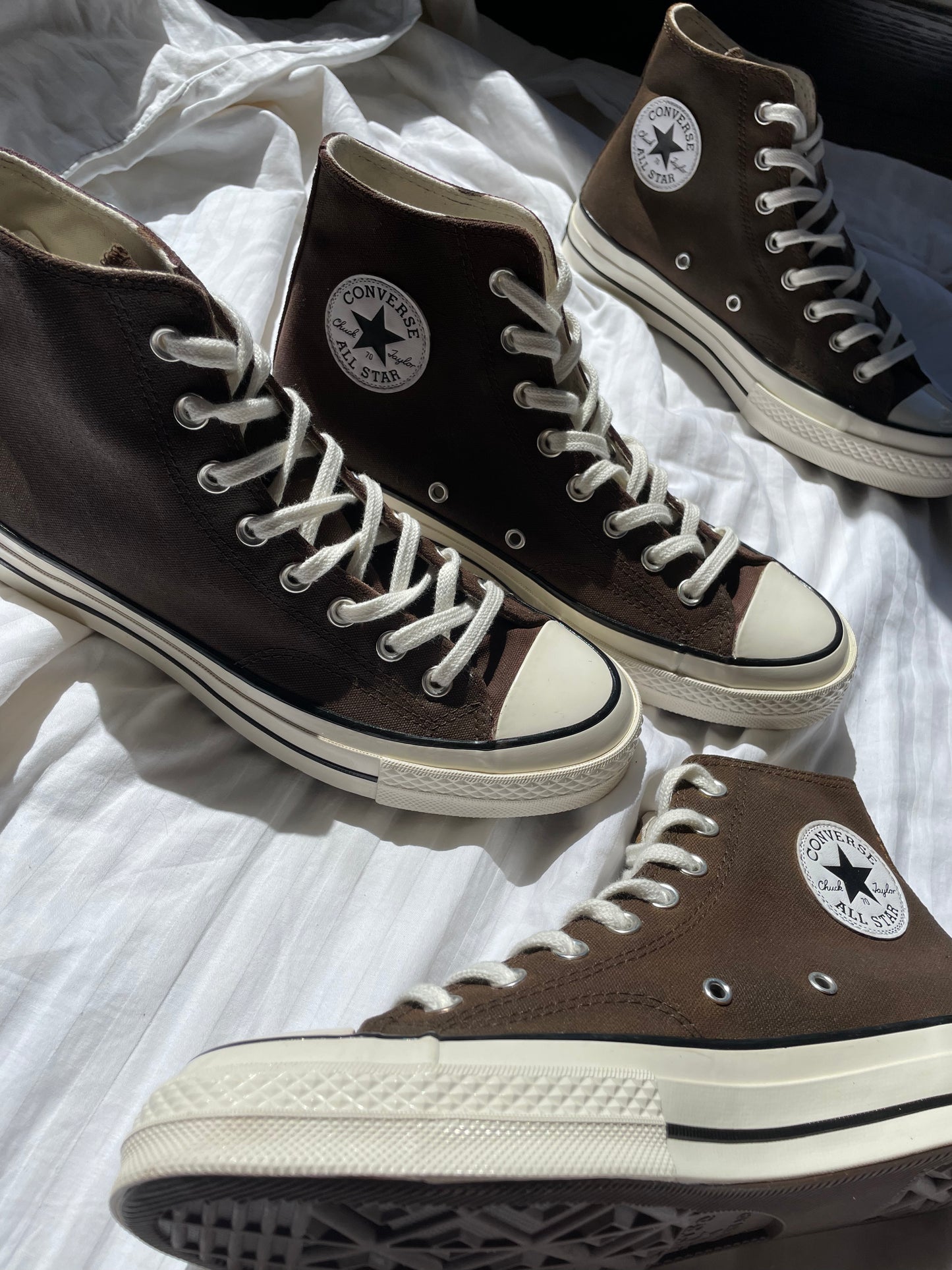 Brown - Converse Highs Vintage