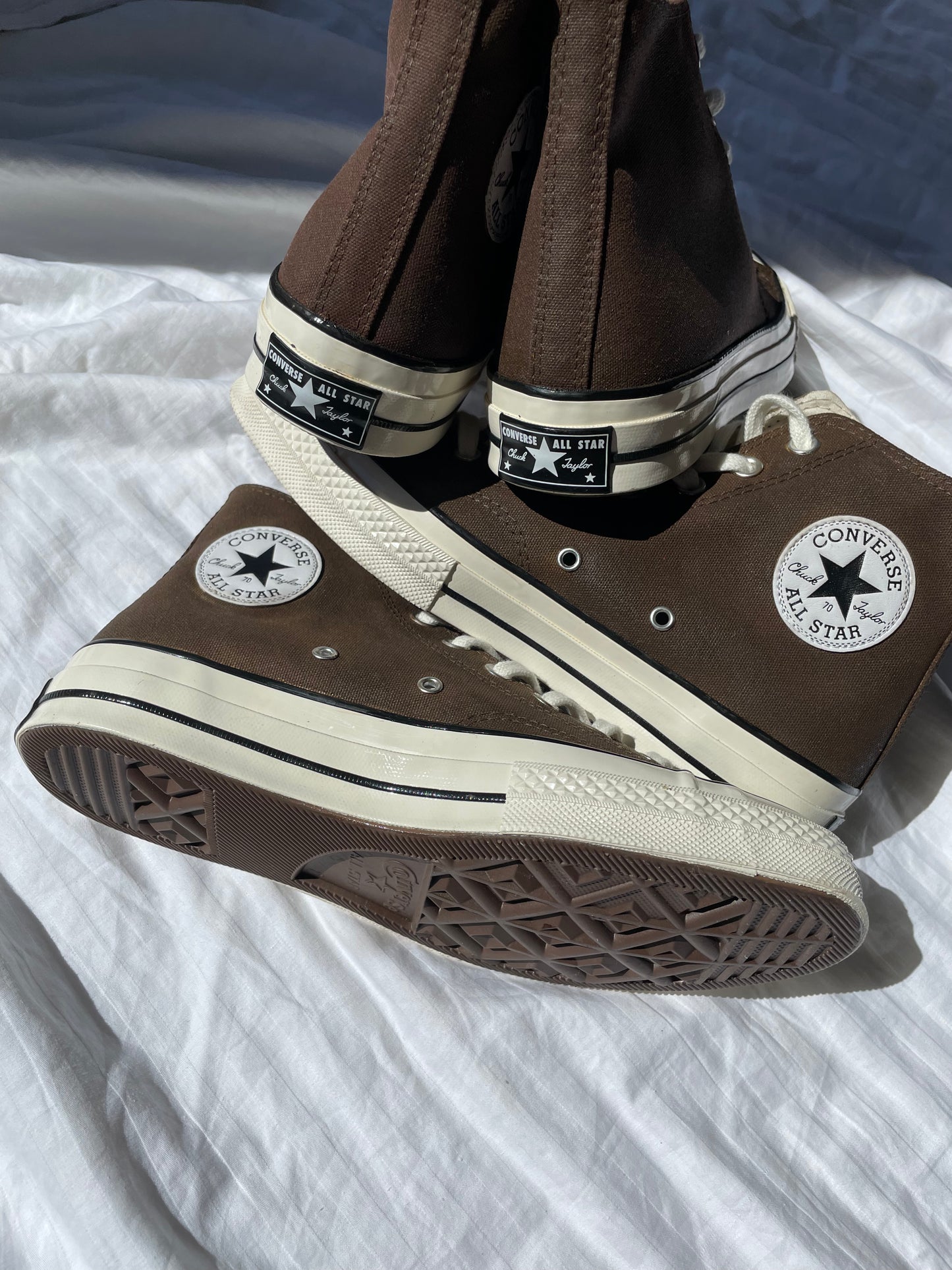 Brown - Converse Highs Vintage