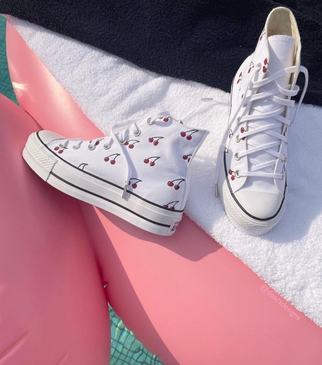 Cherry - Converse High Platform