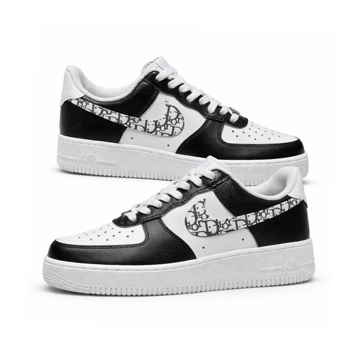 Monochrome Dior - Air Force 1 Custom