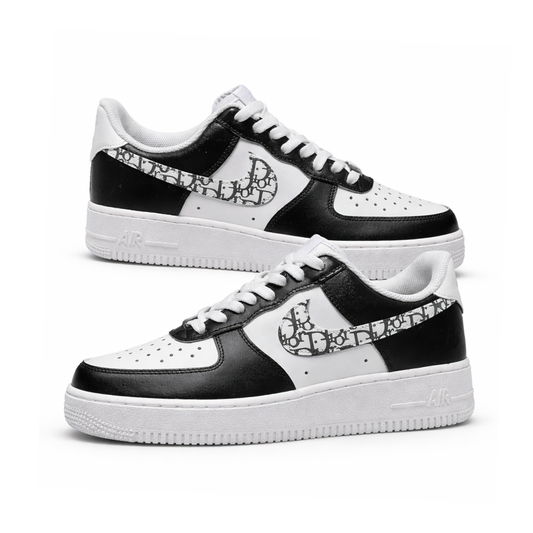 Monochrome Dior - Air Force 1 Custom