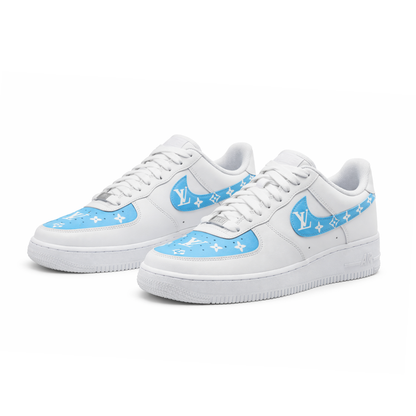 Blue LV - Air Force 1 Custom
