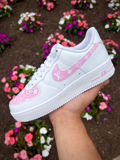 Pink LV - Air Force 1 Custom