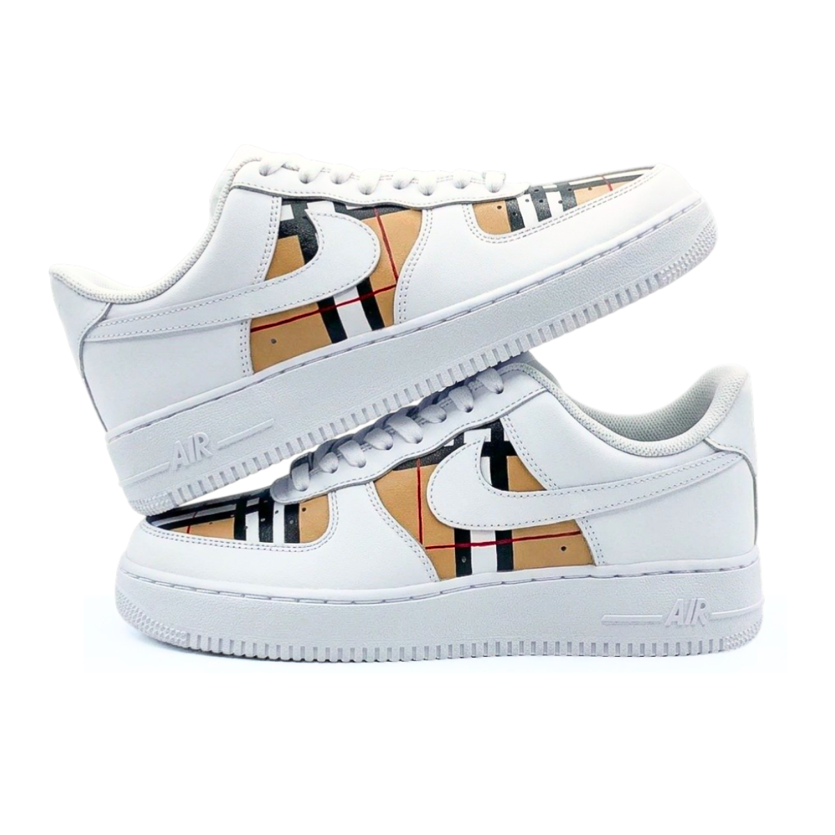 Burberry Shadow - Air Force 1 Custom