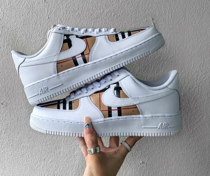 Burberry Shadow - Air Force 1 Custom