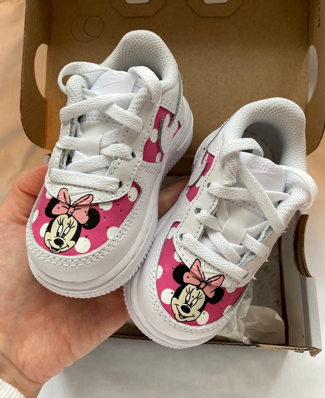 Minnie Mouse - Kid's Air Force 1 Custom