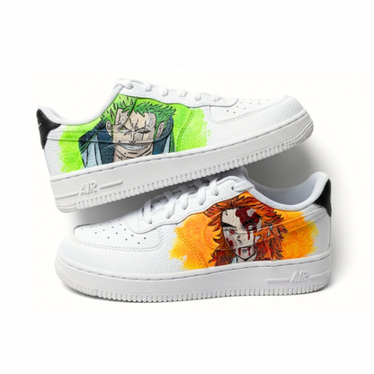 One Piece x Demon Slayer - Kid's Air Force 1 Custom
