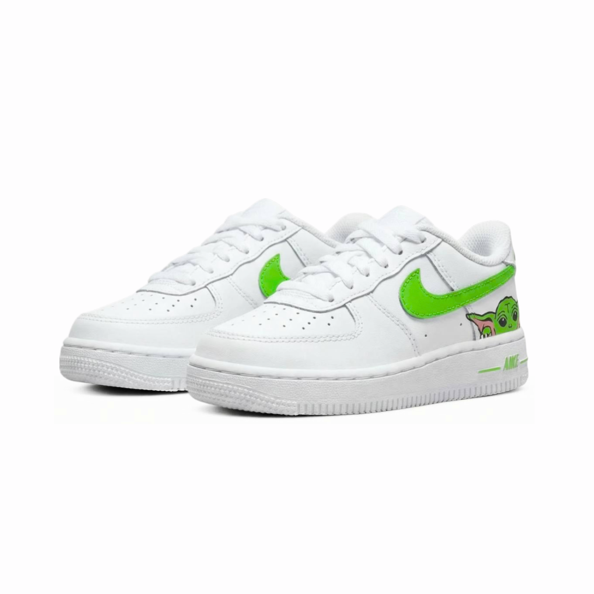 Baby Yoda - Kid's Air Force 1 Custom