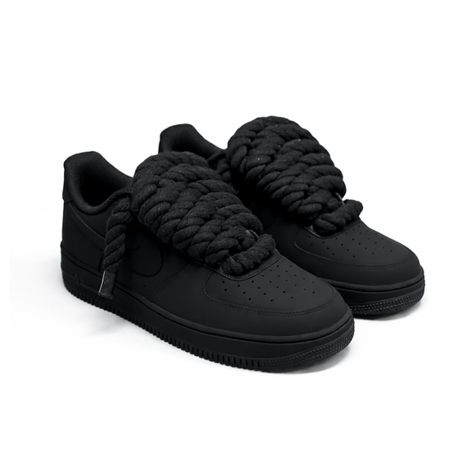 Matte Black Rope - Air Force 1 Custom