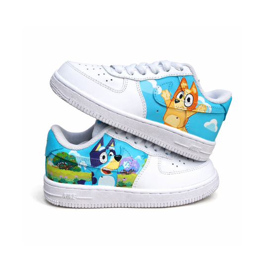 Bluey - Kid's Air Force 1 Custom