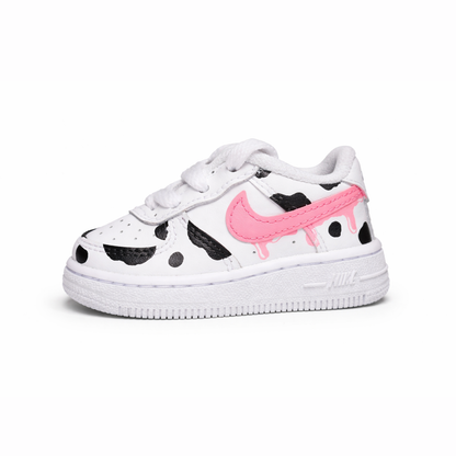 Pinky Cow - Kid's Air Force 1 Custom