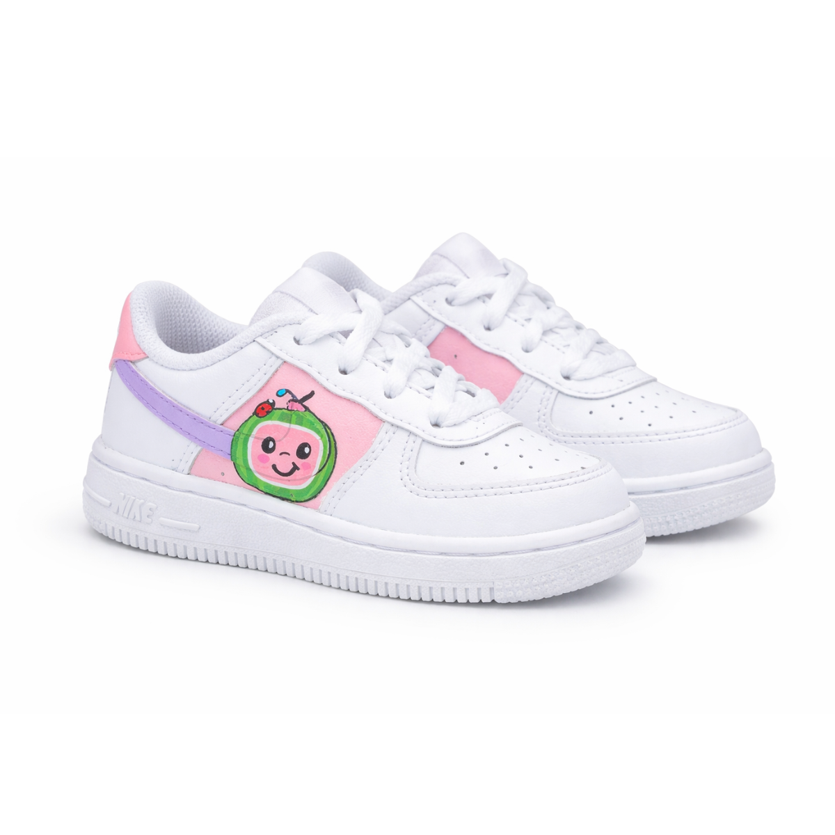 Cocomelon Pink - Kid's Air Force 1 Custom