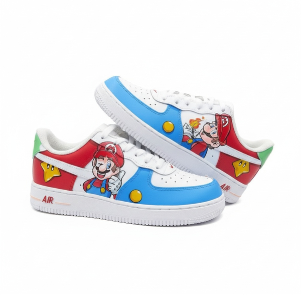 Mario Cart - Kid's Air Force 1 Custom