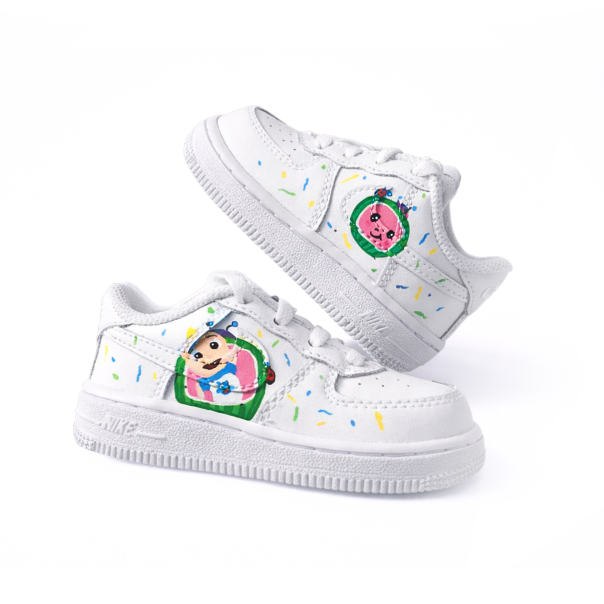 Cocomelon Party - Kid's Air Force 1 Custom