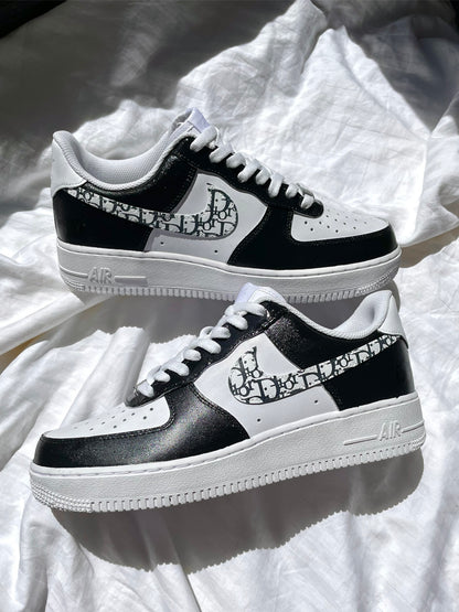 Monochrome Dior - Air Force 1 Custom