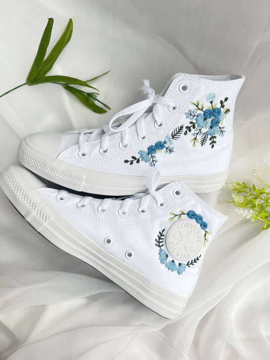 Blue Flowers - Converse High